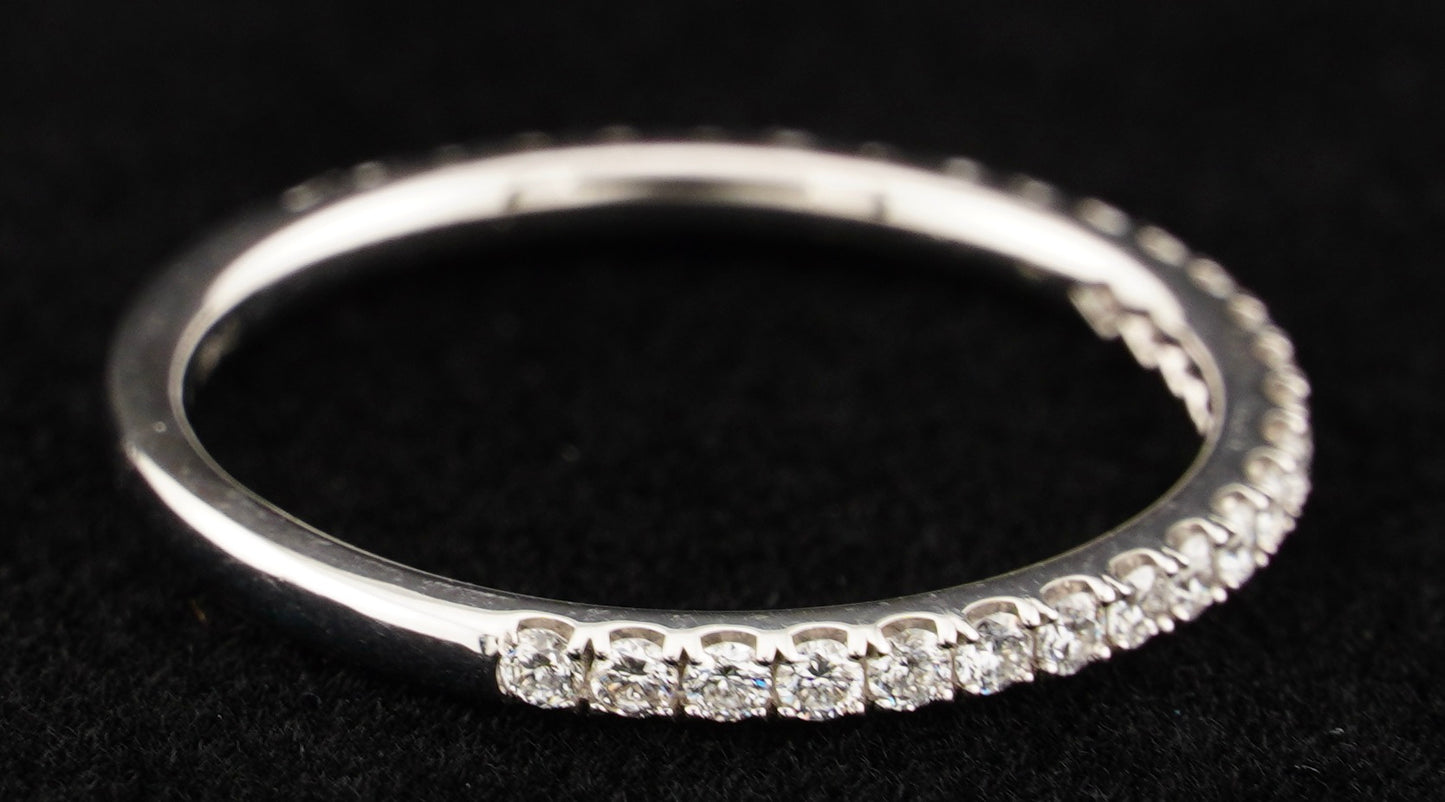 0.51Ct Cushion H VS2 Diamond in a Platinum Halo Setting with 36= .36ctw Round Brilliant G VS Diamonds Paired with a 28=.03ctw Round Brilliant G VS Diamond Platinum Wedding Band SIZE 6.5