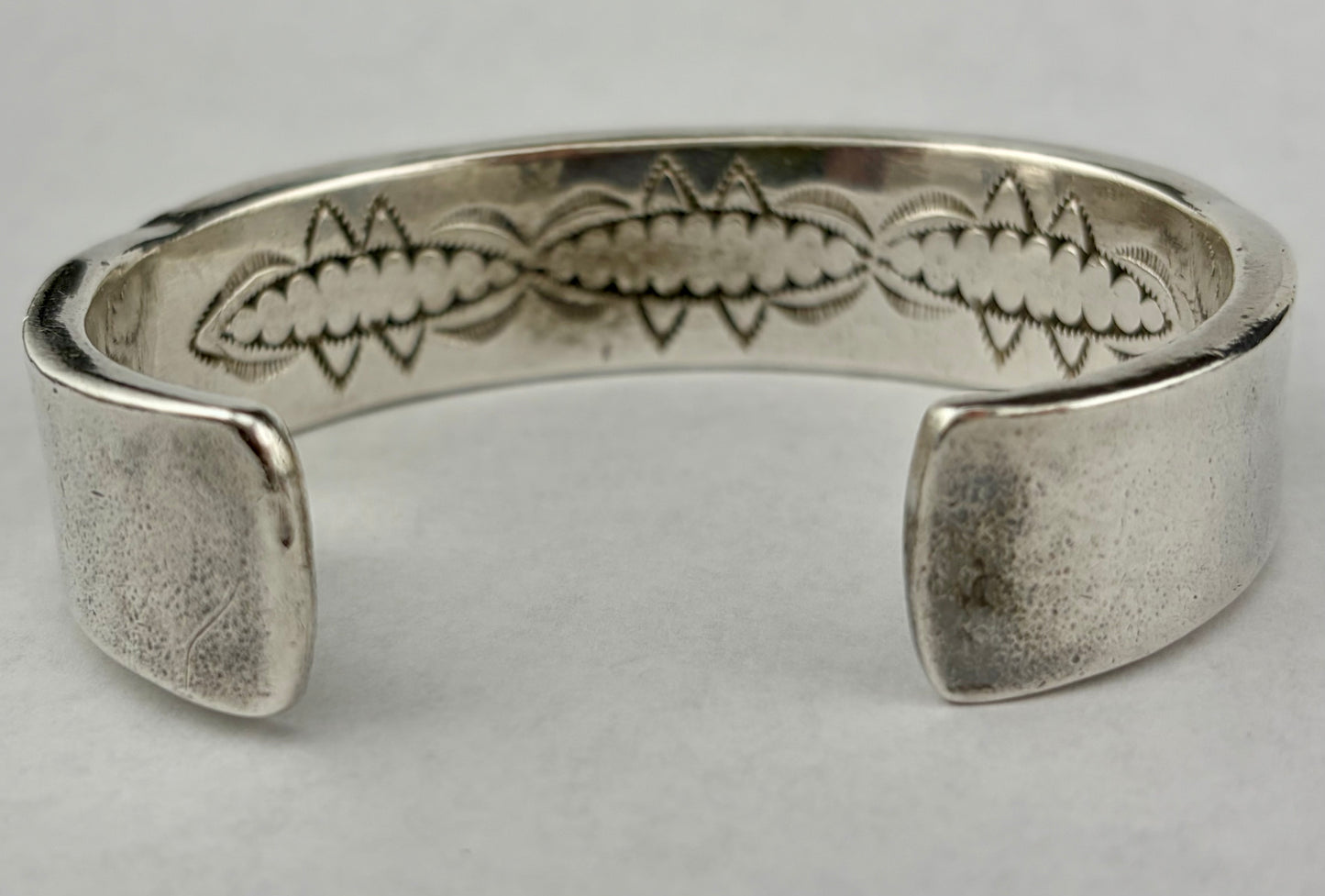Darin Bill Navajo Sterling Silver Gold Filled Cuff Bracelet