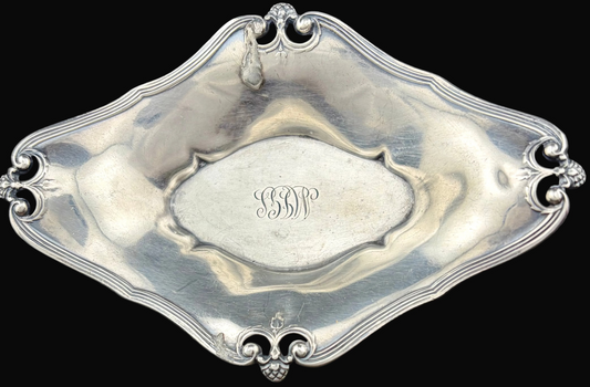 Tiffany & Co Makers Sterling Silver John C Moore II Antique Pin Tray 28.5g
