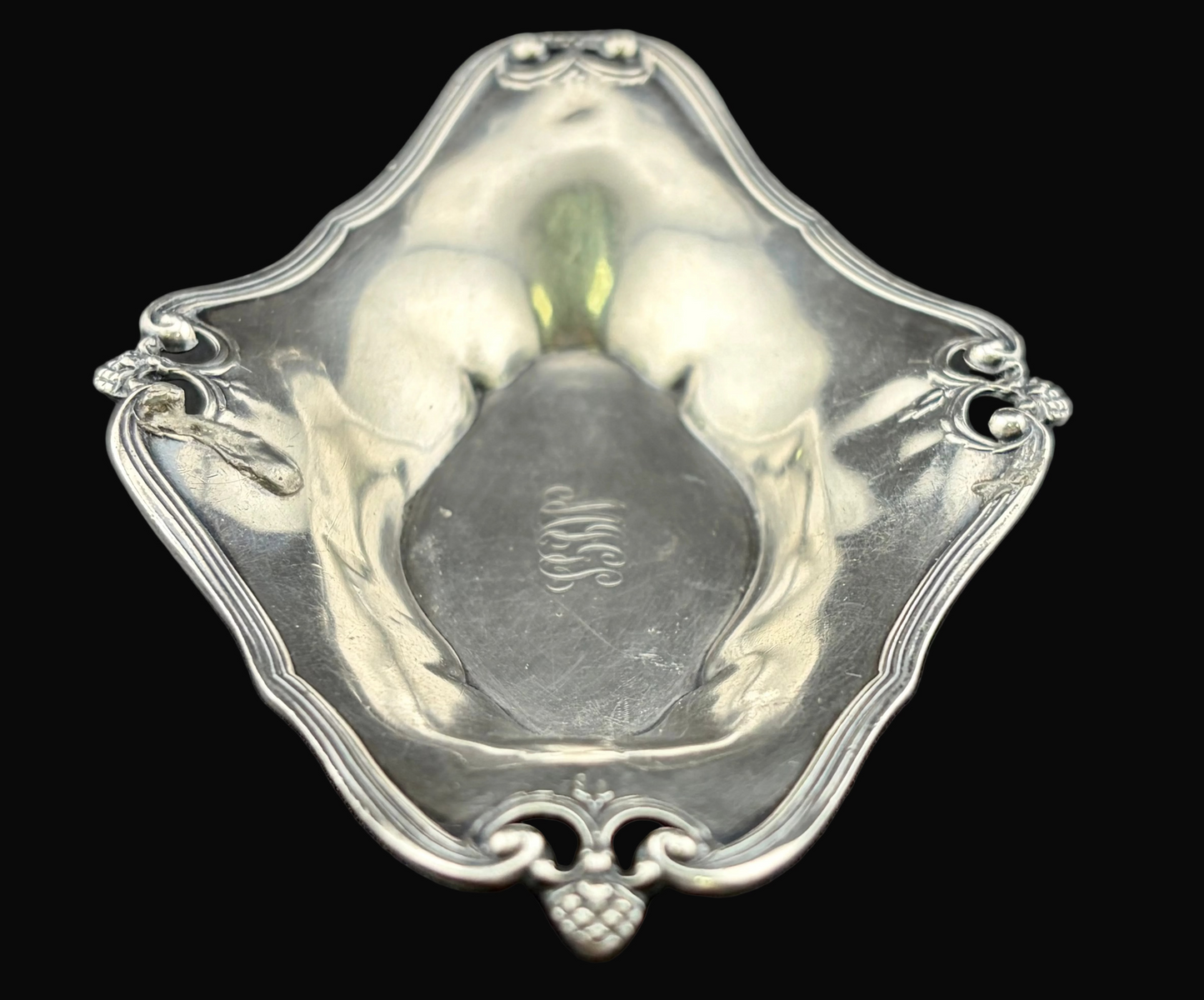 Tiffany & Co Makers Sterling Silver John C Moore II Antique Pin Tray 28.5g