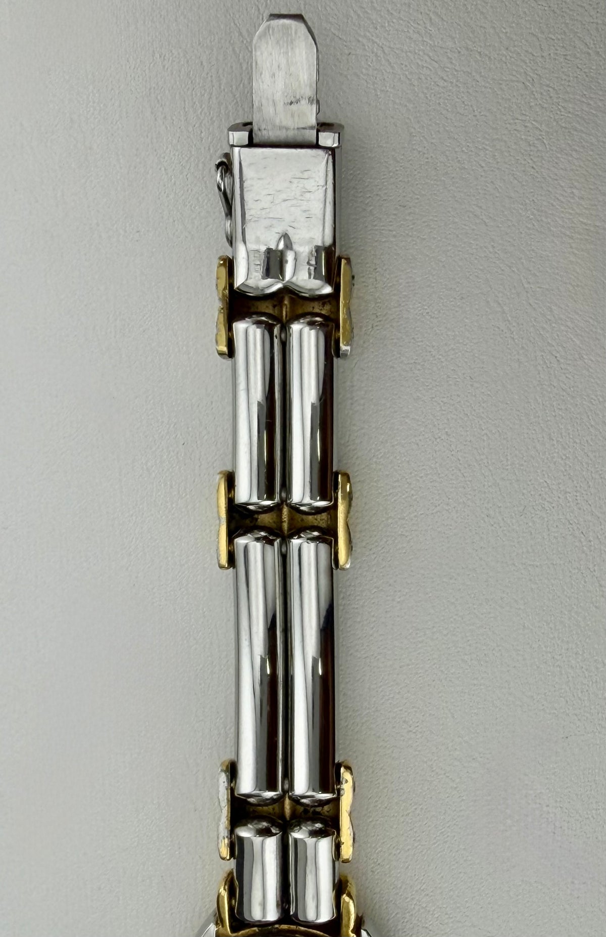 Concord Papillon Mother of Pearl Two Tone Stainless Steel Gold Tone Ladies Watch with 18k Gold Bezel