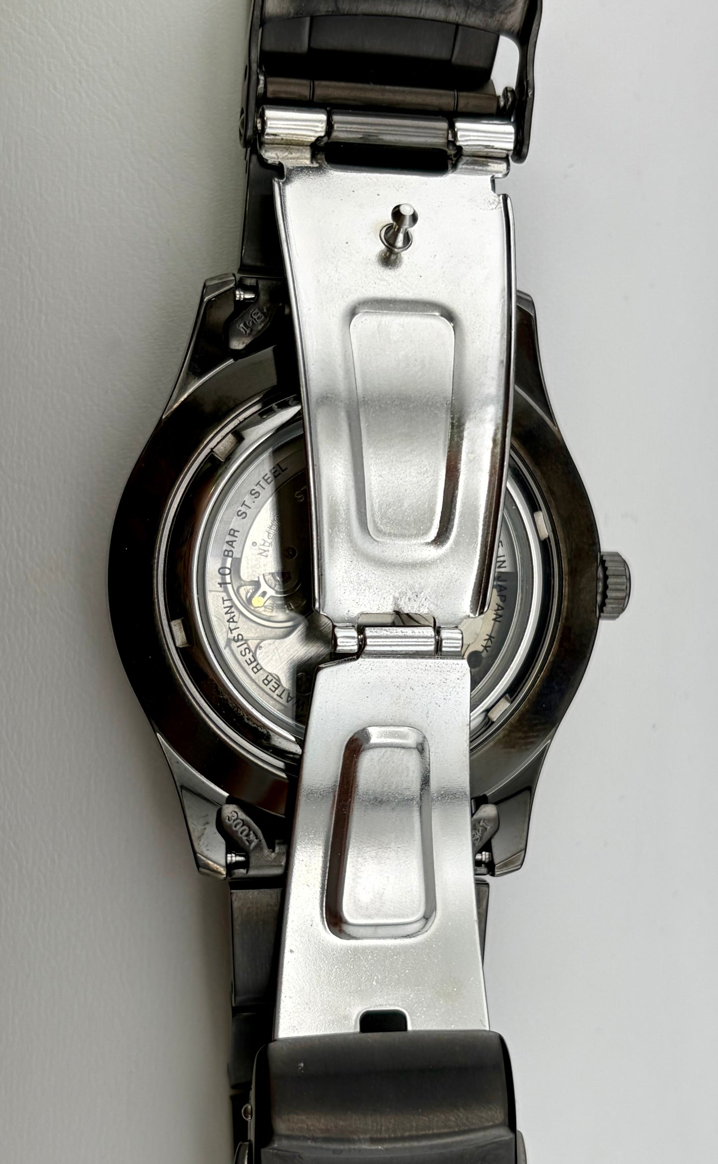 SEIKO 5 SPORTS Automatic SNZG15J1 Men's Watch Dark Grey Stainless Steel 100m