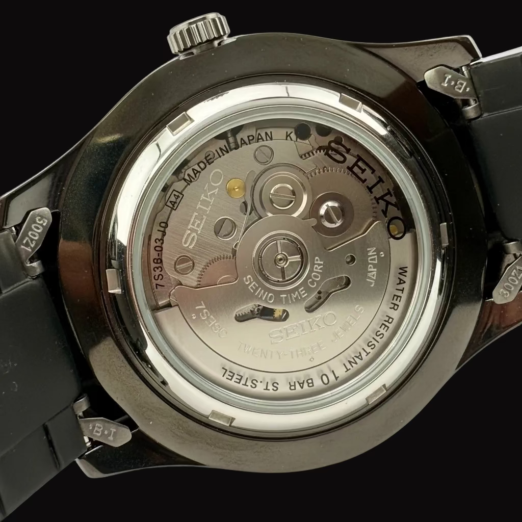 SEIKO 5 SPORTS Automatic SNZG15J1 Men's Watch Dark Grey Stainless Steel 100m